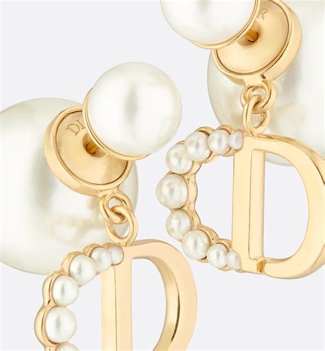 orecchini tribali dior con perle